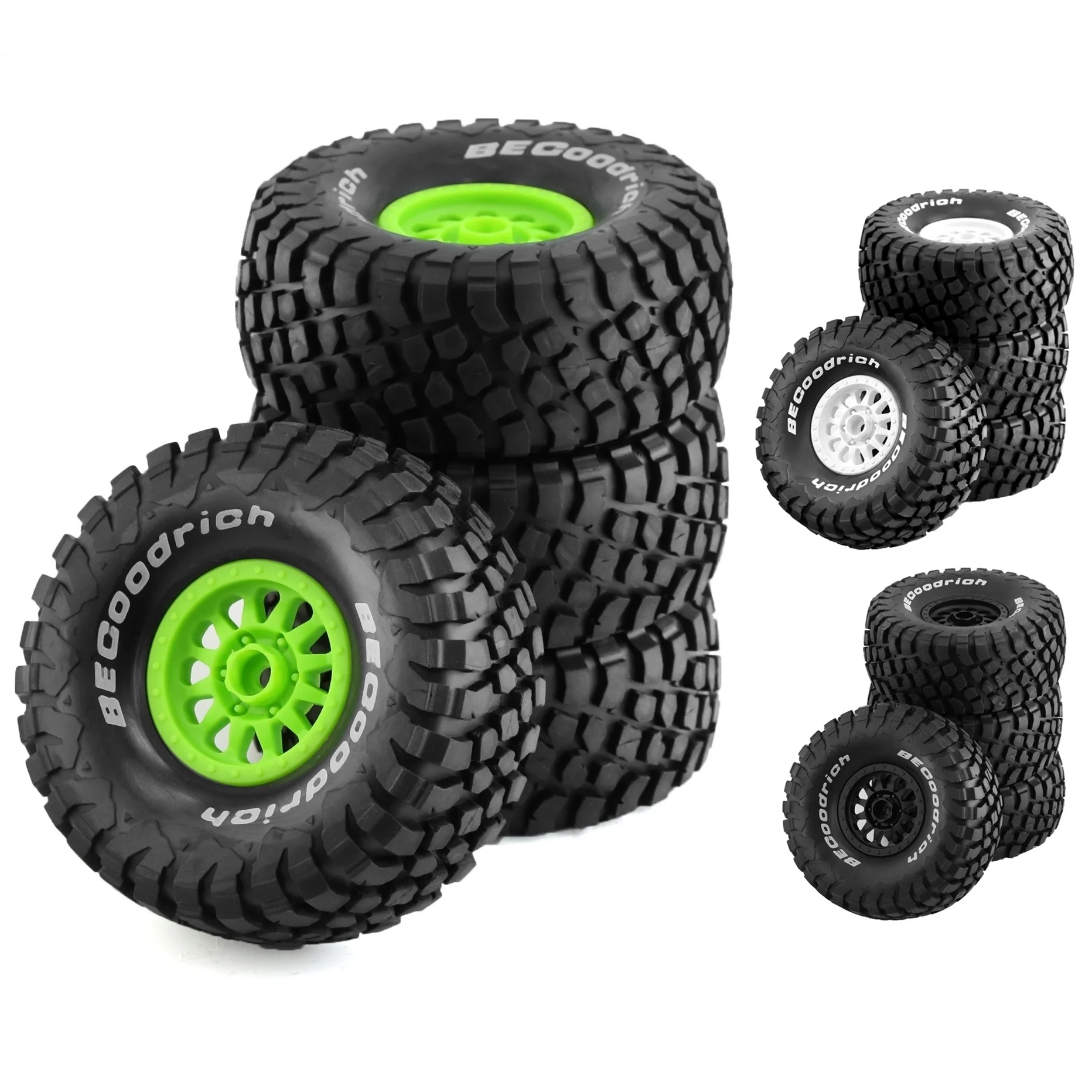 4Pcs 138mm 1/7 Desert Short Course Truck Tire 17mm Wheel Hex for ARRMA Mojave TRAXXAS UDR Yikong DF7 FS Off-road Buggy RC Car