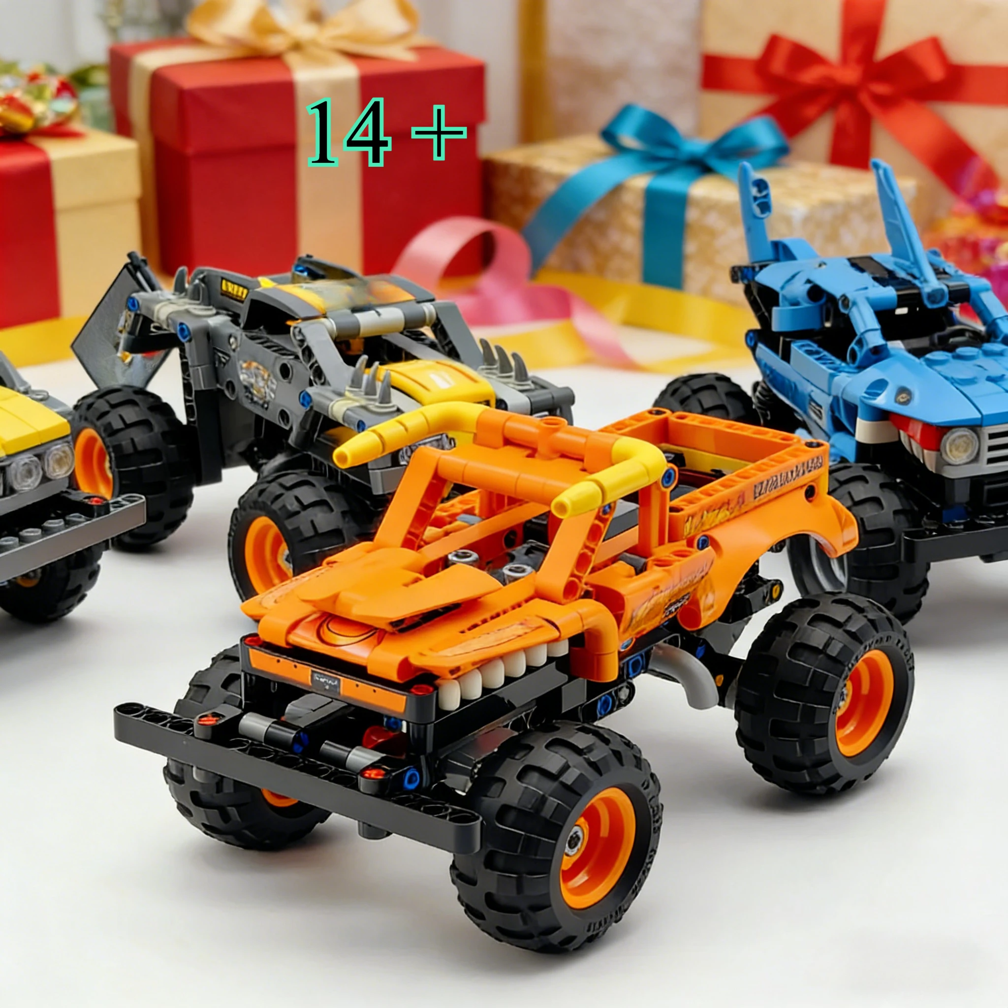 Conjuntos de blocos de construção de veículos off-road com roda gigante legal 42134 adequados para presentes de Natal compatíveis com partículas Legoed