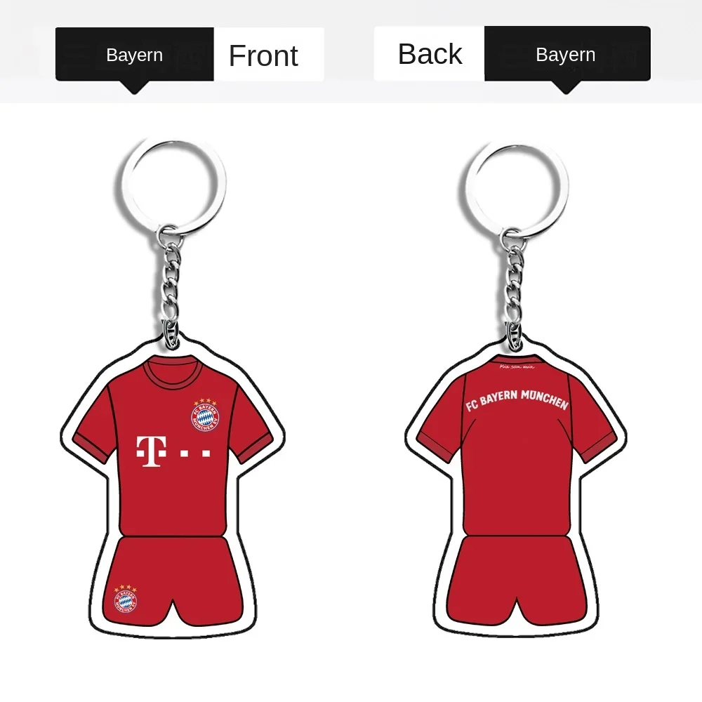 23 24 League Jersey Keychain Germany Dortmundes Bayernes KANE MULLER  Fans Football Birthday Gift Children Adult Party pendant