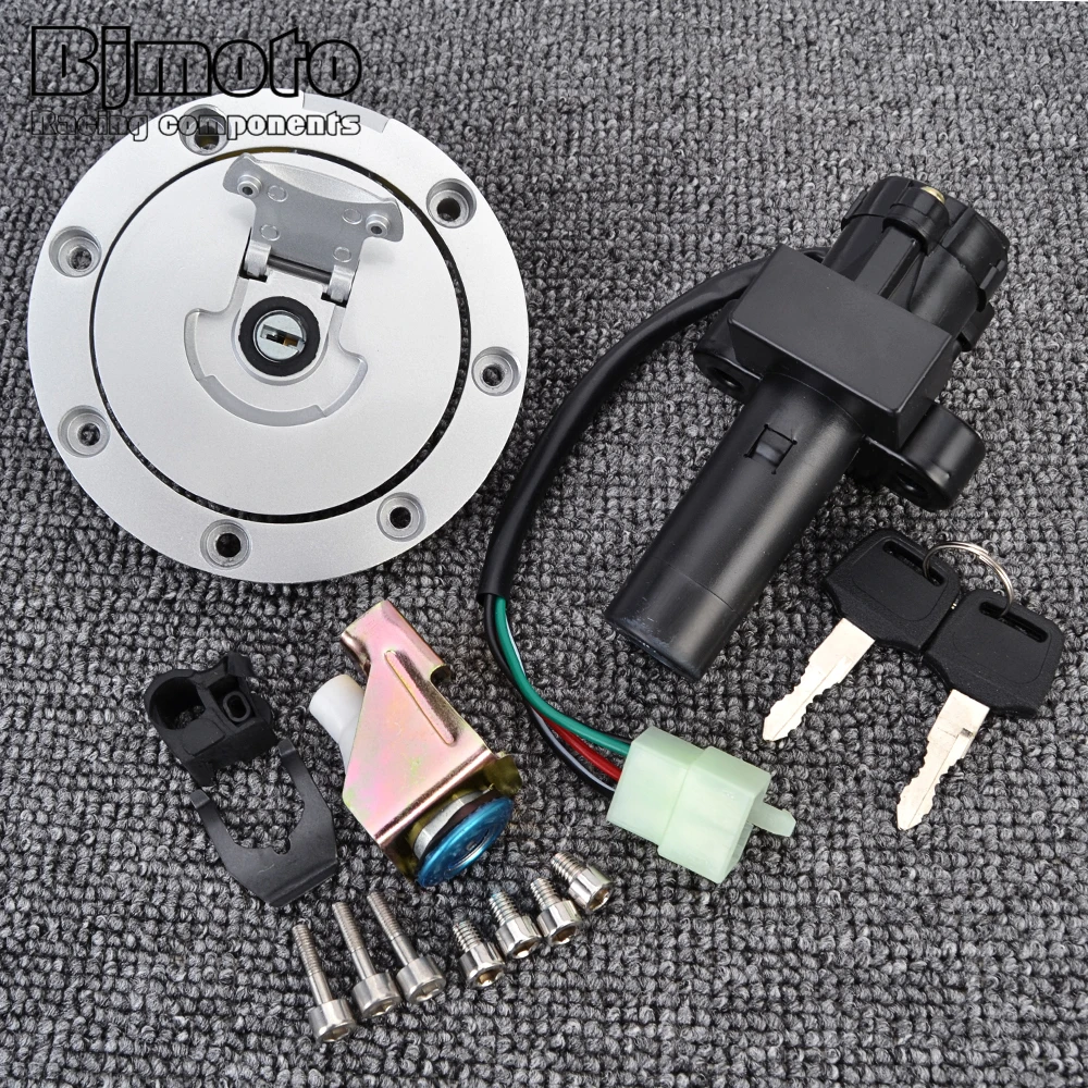 

Ignition Switch Fuel Gas Cap Seat Lock Key Kit For Honda CB1300 CB750 F2 CB Seven Fifty RC42 35010-MW3-611 35010-MW3-610