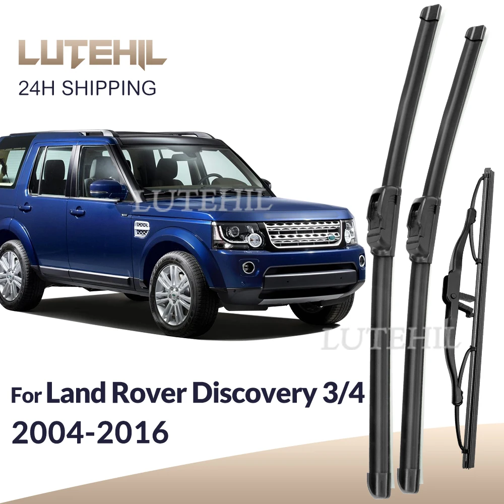 

Для Land Rover Discovery 3/4 2004-2016 2005 дворники передние и задние щетки стеклоочистителя лобовое стекло щетки для окон 22 "+ 22" + 16"