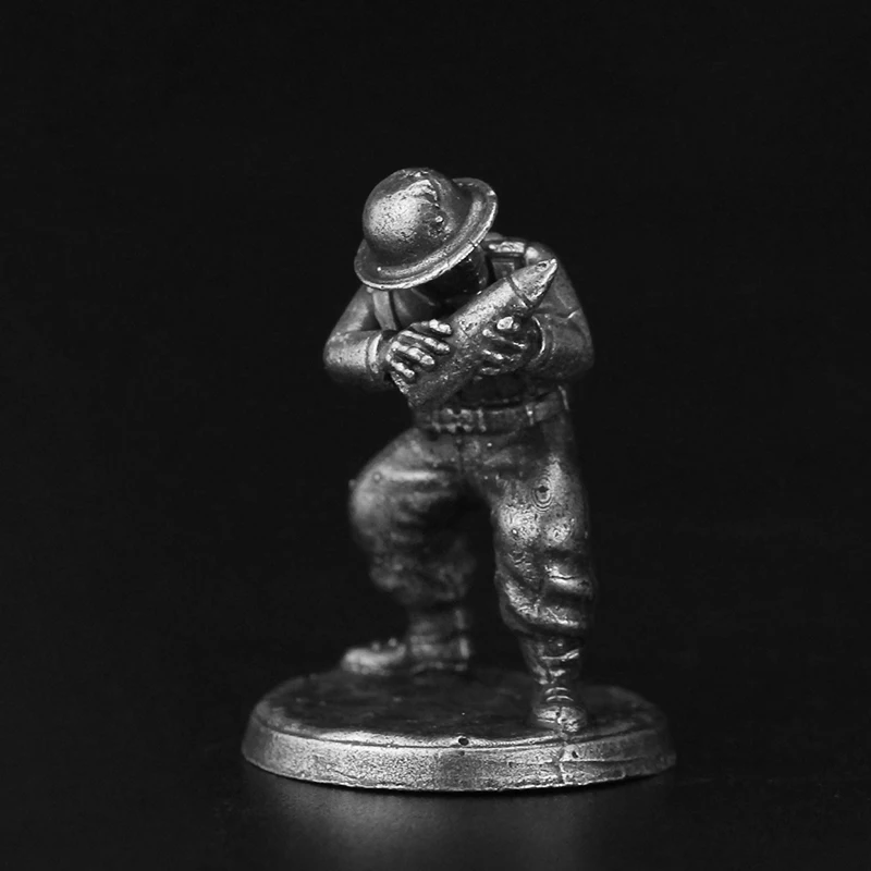 Metal Military Army Soldier Action Figures Board Game Pieces Miniature Ornament for Desktop Car Interior War Game Accessories