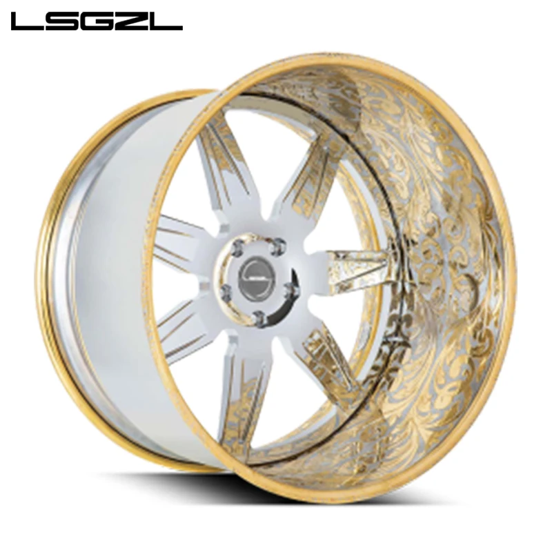 LSGZL Car Rim Alloy Wheels 16-24 Inch for Mercedes AMG Maybach S Car Custom Modified