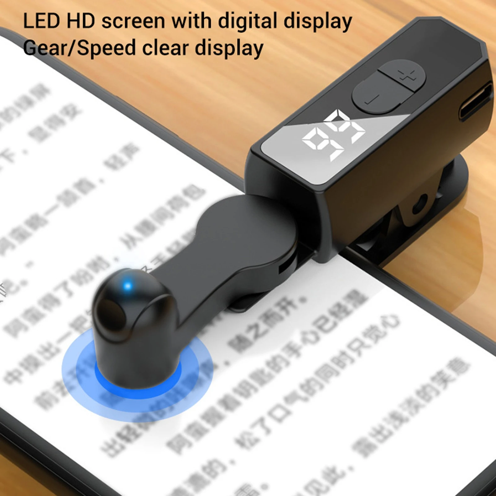 Phone Screen Tapper Auto Clicker Tapper 107 Speed Settings Rechargeable Phone Screen Device Speed Clicker for Live Stream Likes