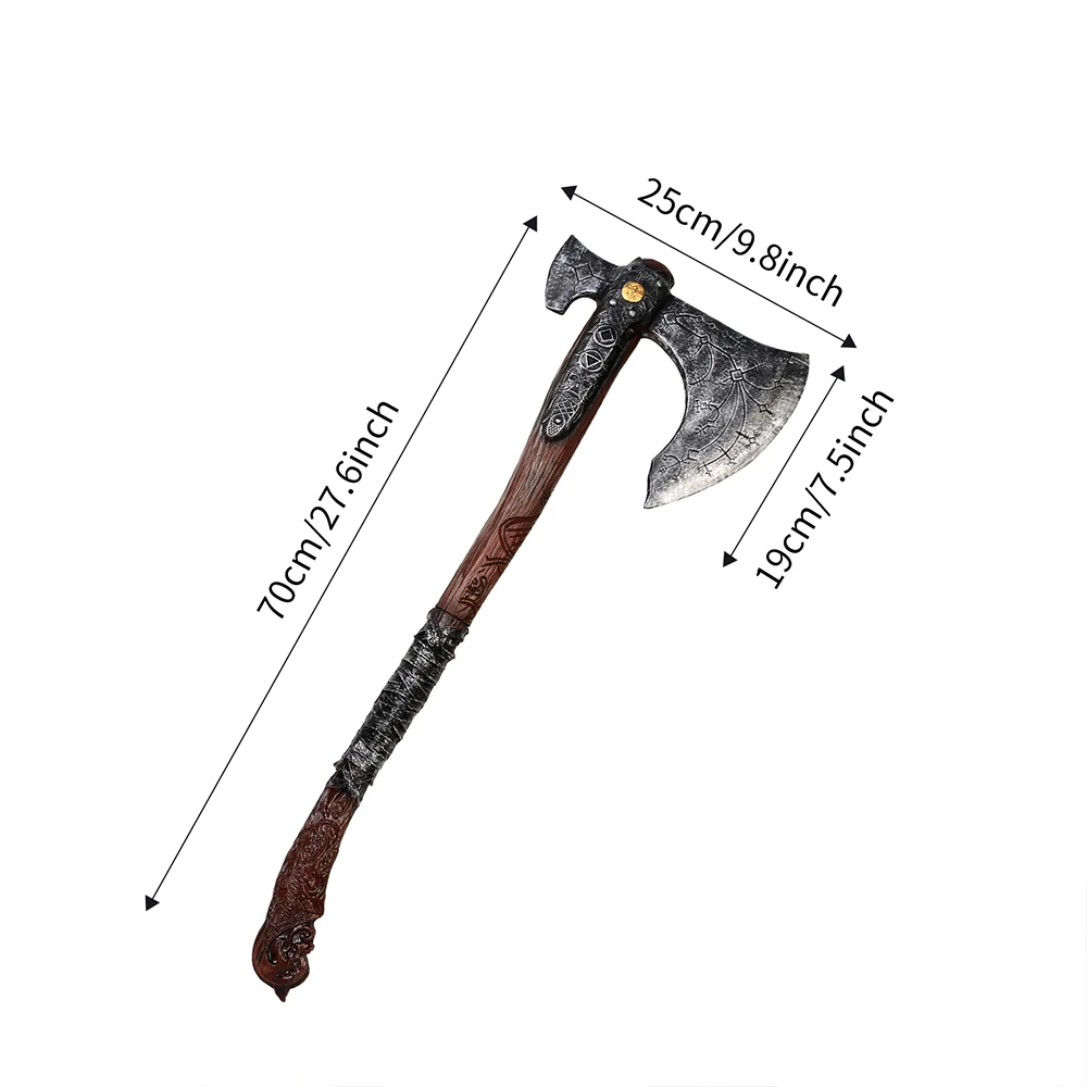 Halloween Middle Ages Battle Leviathan Axe Viking Axe Cosplay Props Weapon Gifts