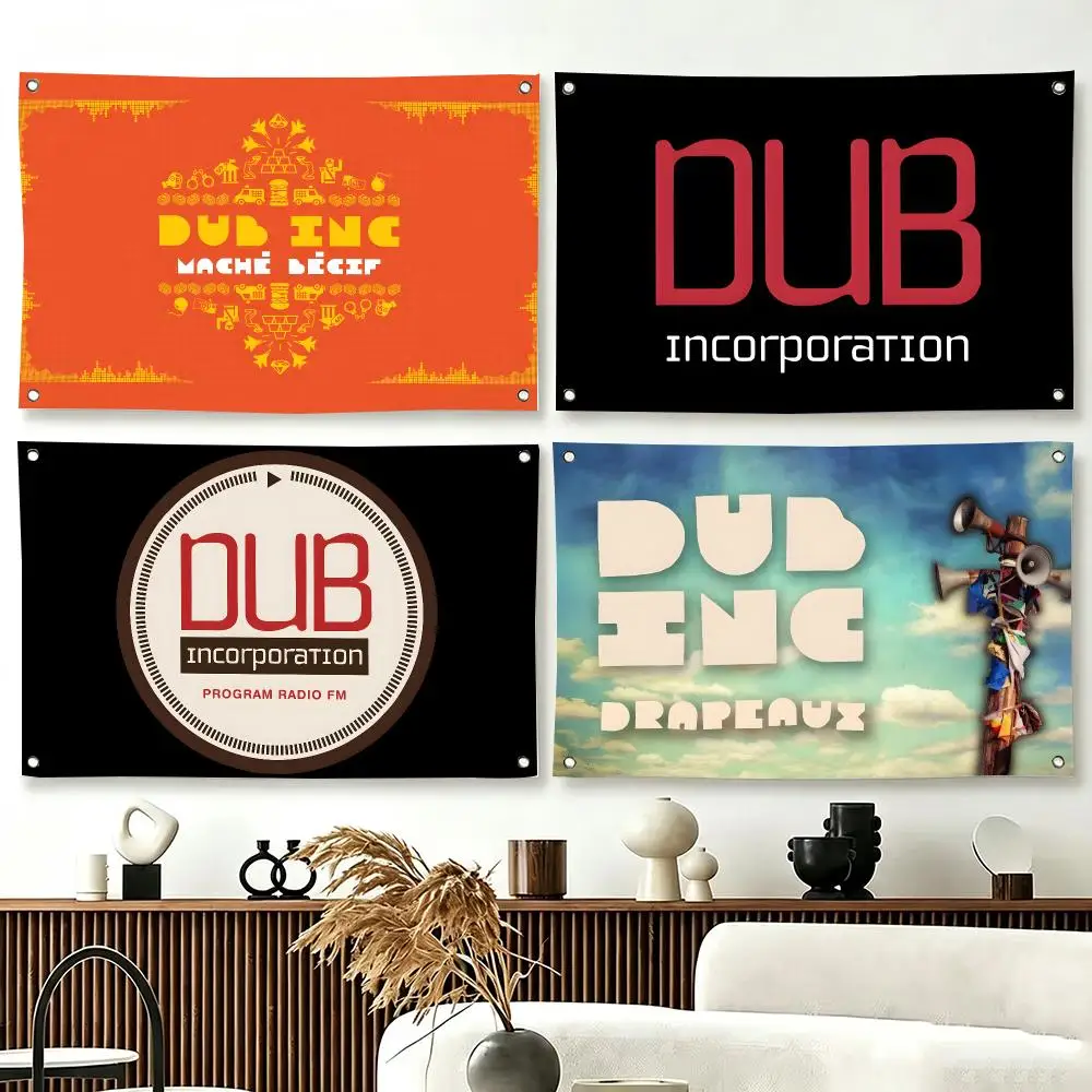 Reggae Band D-Dub Incorporation Flags  For Living Room Home Dorm Decor Wall Outdoor Camping Party Banner Gifts