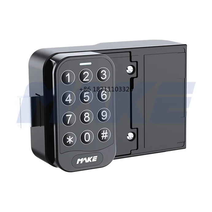 MK-E754 Keyless Ip65 Rating Digital Number Keypad Pin Code Electronic Cabinet Fitness Locker Lock with Public&Private Mode