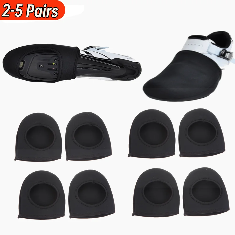 

2-5pcs Shoe Toe Protector Man Woman Bicycle Shoe Toe Cover Windproof Warm Wear Resistant Protective for Outdoor Motorcycle