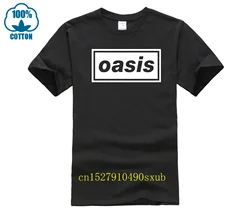 2023 Fashion Oasis Print Tshirts New Men Short Sleeve O Neck Cotton Rock Men Tee Shirt Casual Men Top Tees High Quality