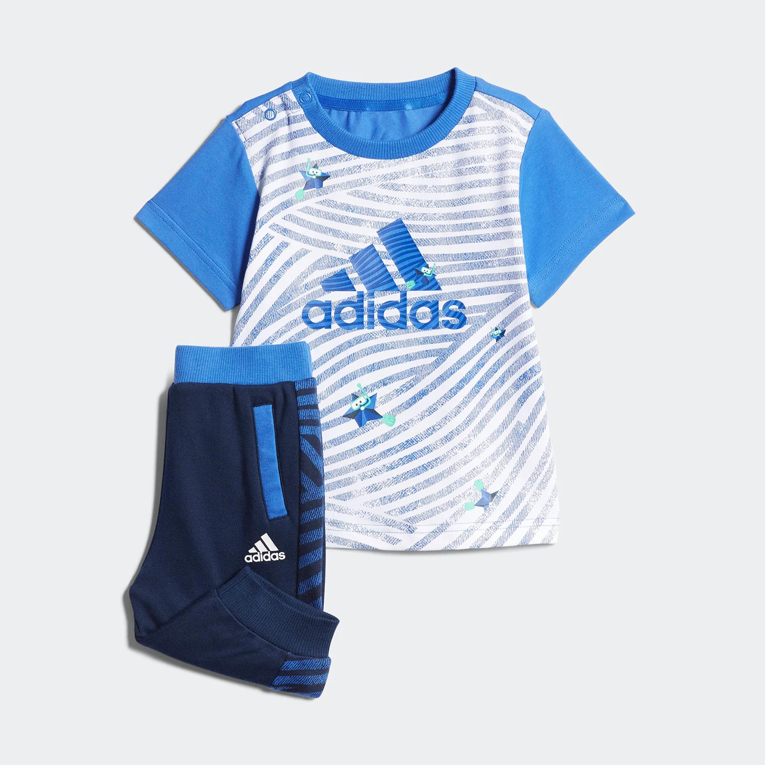 

adidas Authentic Baby Boys IN F TEE 34 SET Short Sleeve Suit CX3477