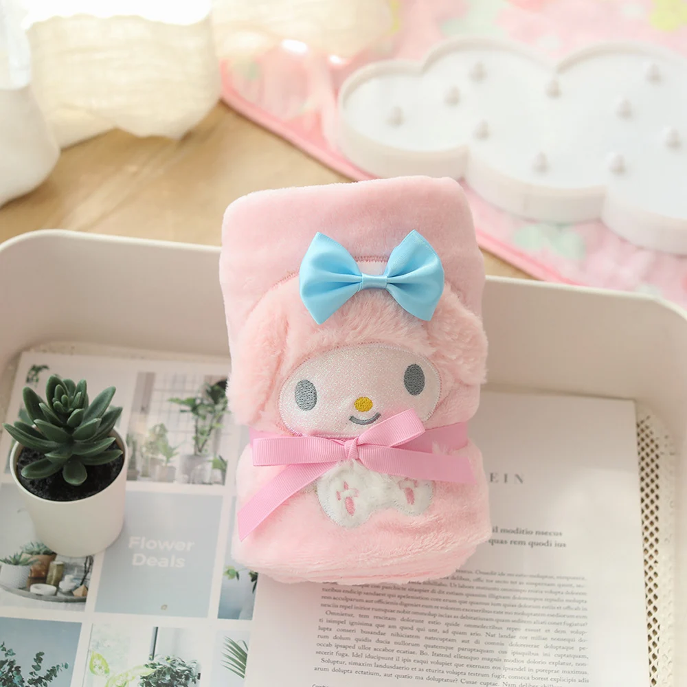 

Cartoon Anime Sanrio Blanket For Child Portable Kuromi My Melody Air Conditioning Blanket Office Nap BlanketSpring Summer