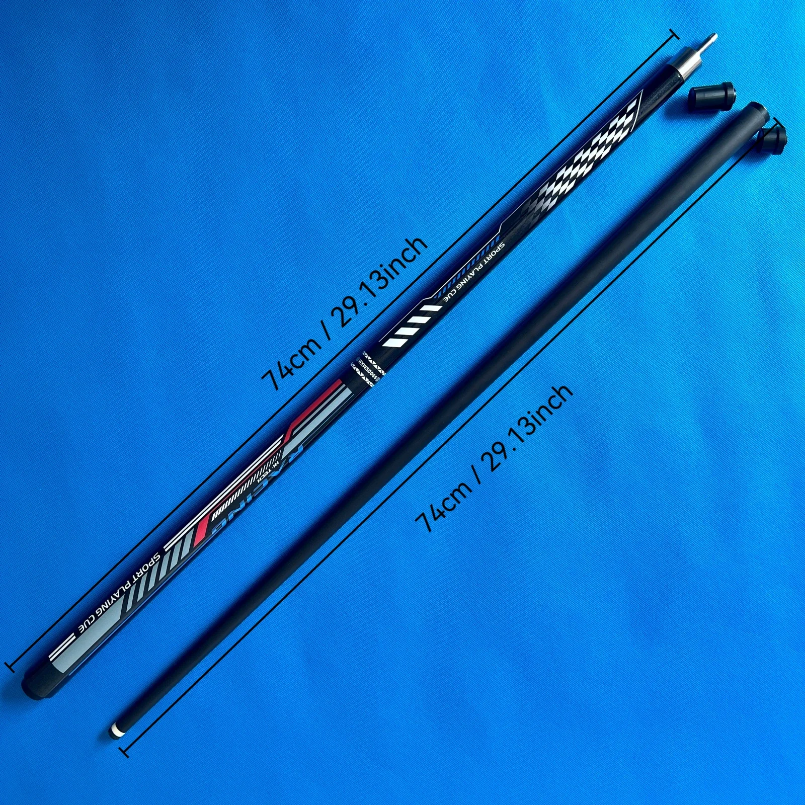 Professional Low Deflection Carbon Fiber Pool Cue 12.5mm Tip with Quick-Release Joint for American and English Pool Perfect Gift