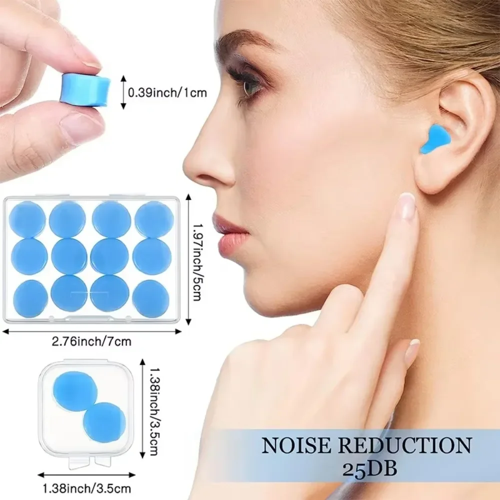 Waterproof Silicone Wax Earplugs Sleeping Aids Ear Plug Swimming Moldable Earplugs Noise Reduction Noise Cancelling Ear Plugs