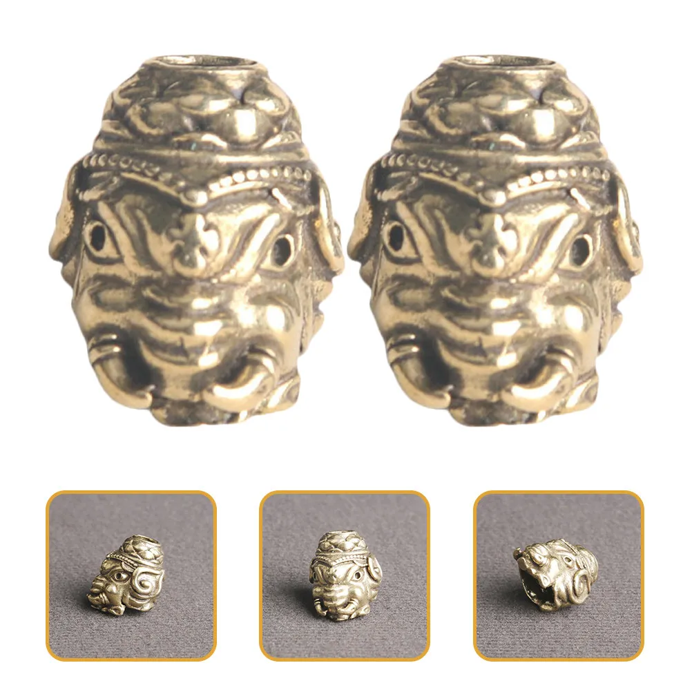 

2 шт. винтажные латунные бусины-разделители в виде кулонов-ножей с изображением слонов, для изготовления ювелирных изделий своими руками, браслетов, ожерелий, аксессуаров