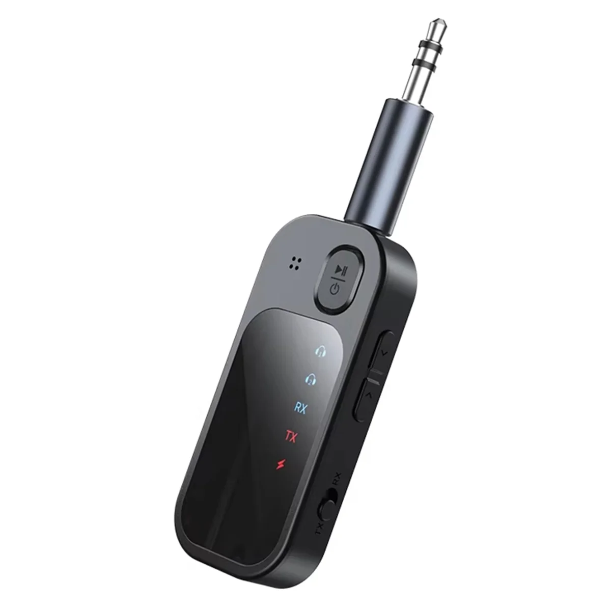 POP-lNew avion Bluetooth 5.4 émetteur récepteur 2-en-1 adaptateur Bluetooth sans fil-usage avec n'importe quel Jack 3.5MM sur le vol,