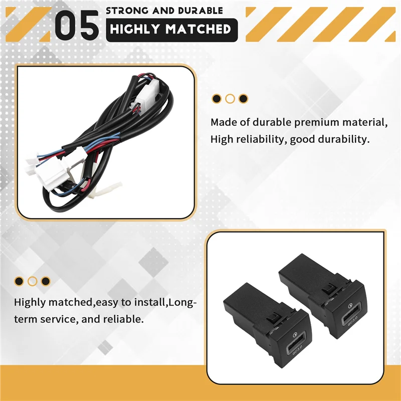 

ABTC-Car Dual QC3.0 Fast Charger Socket 12V/24V USB Charging Socket Power Adapter For VW Golf 6 Jetta 5 2006-2012