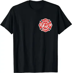 Fire Department Logo Uniform Fireman Symbol Firefighter Gear T-Shirt Unisex Style Shirts for Women Men Custom Print T-shirts