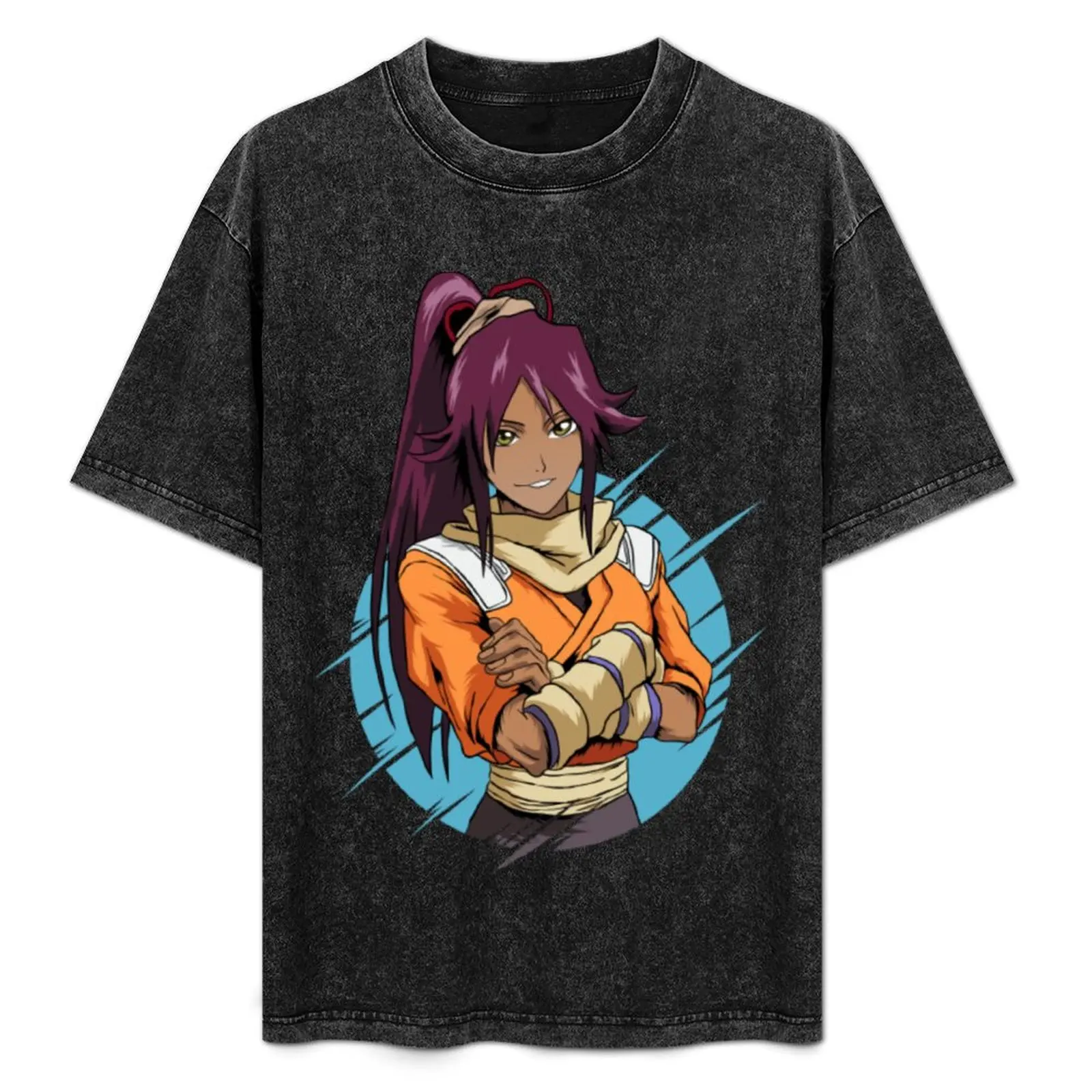 

Bleach - Yoruichi Shihoin T-Shirt Light Athletic Short Sleeve Tee Shirt