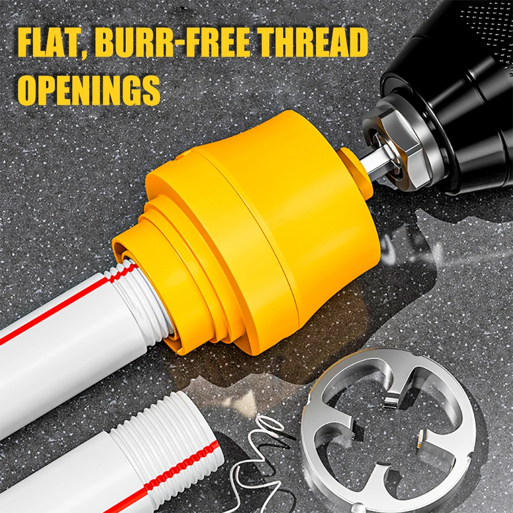6 Piece Thread Maker Tool Set Plastic Pipe Threading Mold Set Plumbing Threading Tool Plumbing Mold Tap Wrench Set Tool Repair