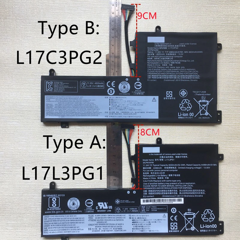 Batería L17C3PG2 para ordenador portátil, para Lenovo LEGION Y530-15ICH, Y740, Y7000, 2019, L17C3PG1, L17M3PG3, L17L3PG1, L17M3PG2, L17M3PG1, nueva