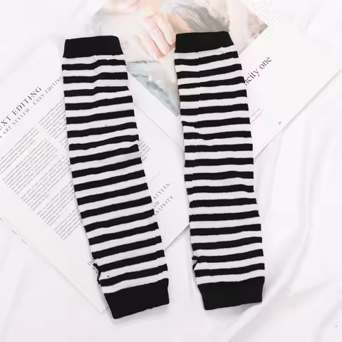 Anime Gloves Cosplay Darkly Ninja Mittens Over Sleeve Man Women Fashion Sun Block Keep Warm Cuff Lolita Fingerless Arm Warmers