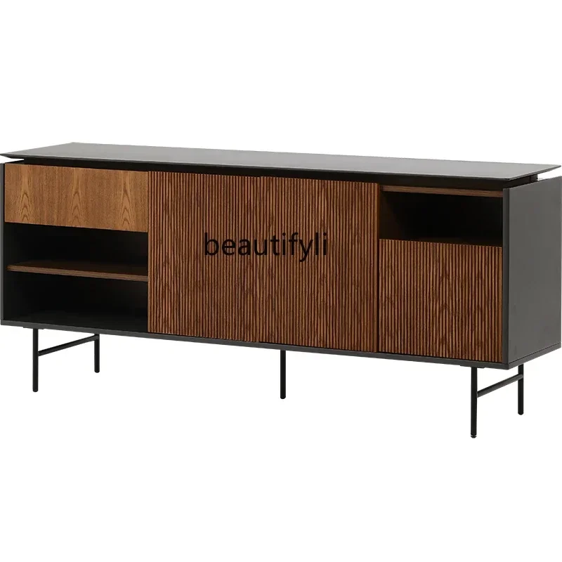 

Nordic Simple Sideboard Cabinet Light Luxury Italian Hallway Light Luxury Minimalist Sideboard Cabinet Tea Locker