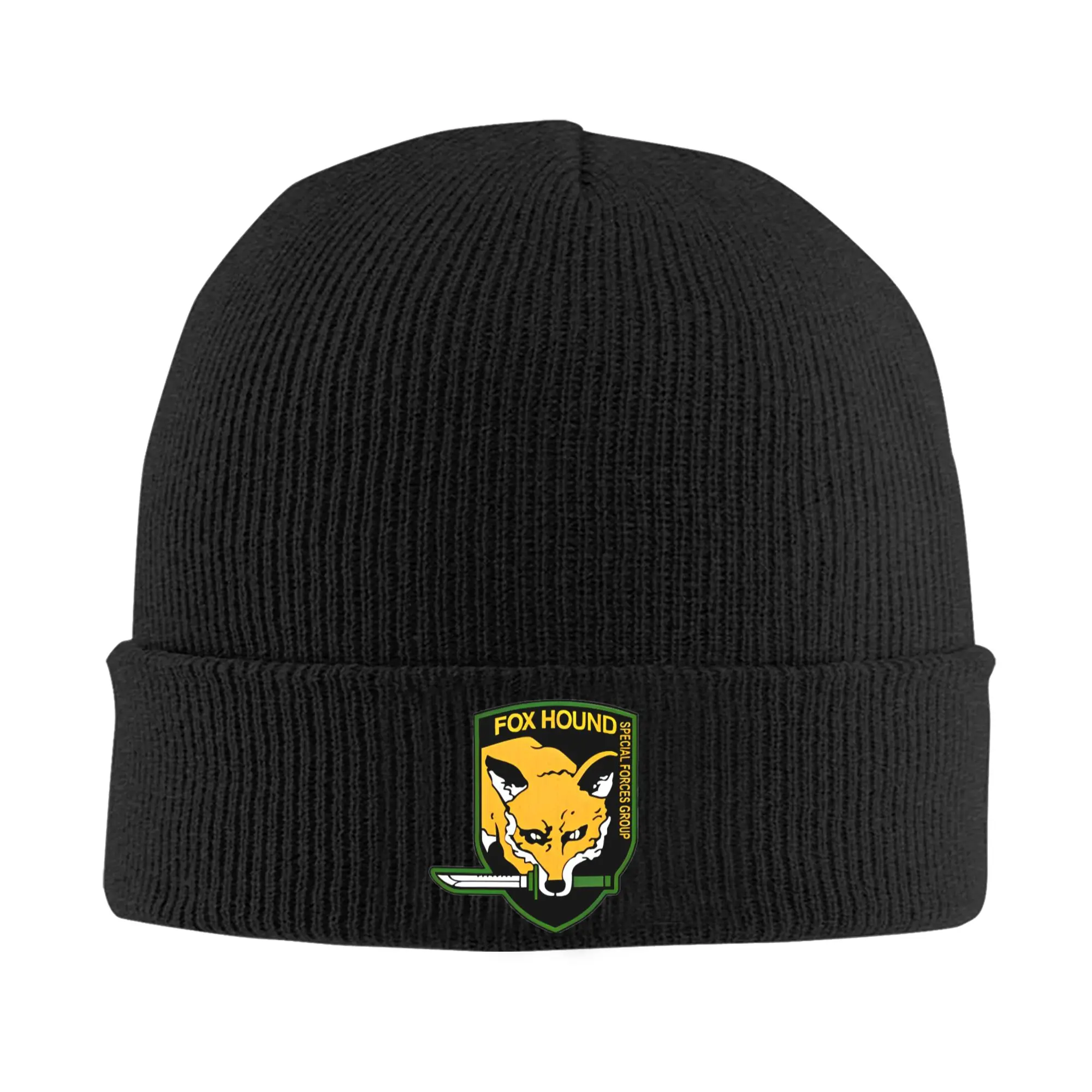 Solid Snake Knit Hat Beanies Autumn Winter Hats Warm Unisex  Hip Hop MGS Game Caps for Men Women Gifts,