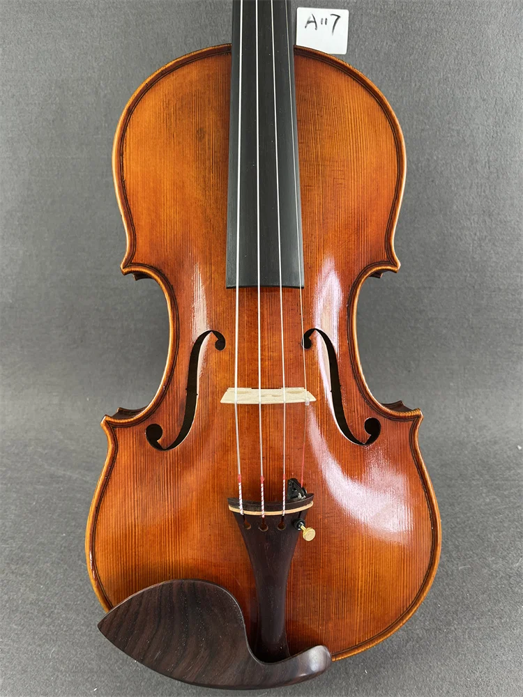 Solid Flamed Maple Back Professional Hand Crafted Cкрипка 4/4 Size كمان Fiddle Free Violin Case Bow violin accessories A117
