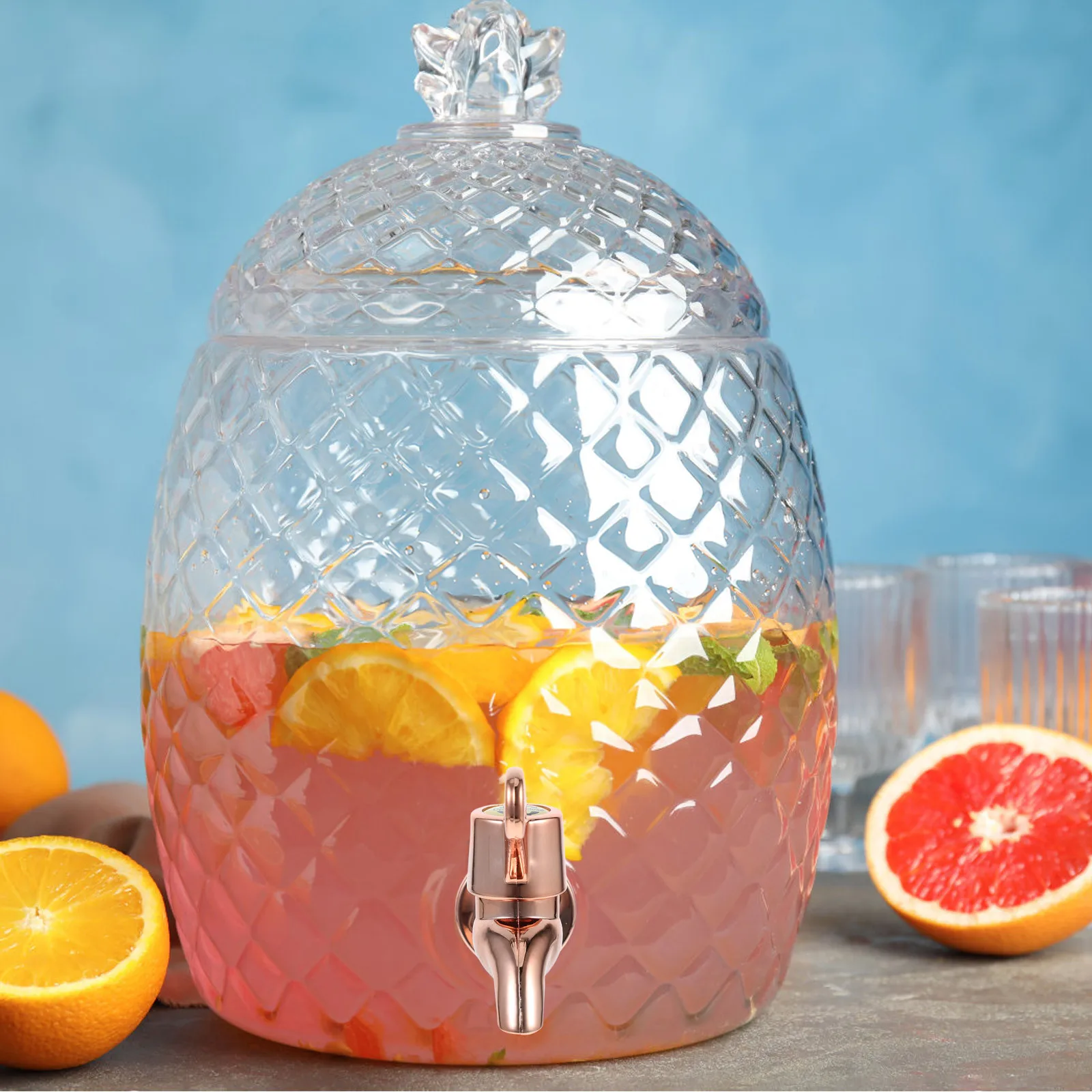 

Drink Dispenser Spigot Replacement 17-21Mm Robust Beverage Dispenser Faucet No Tools Needed Versatile Use in Multiple Settings