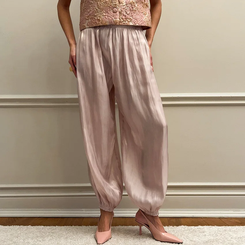 

Удобные повседневные брюки для работы, универсальные и комфортные, свободные и стройнящие брюки-фонарики.