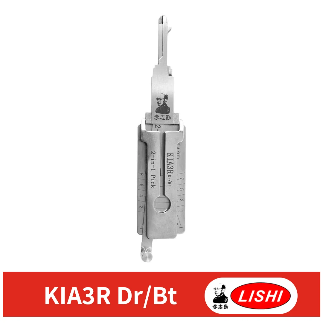 

Инструмент Lishi 2 в 1 KIA3R Dr/Bt