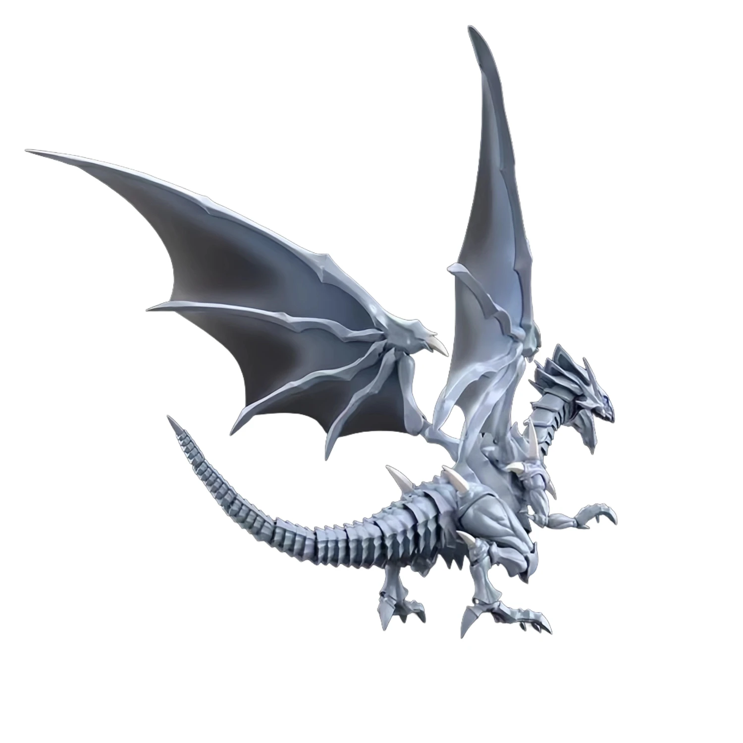 【جديد-ساخن】Yu-Gi-Oh Arrogant Dragon Blue-Eyes White Dragon Assembly Model Figure Desktop Decoration Holiday Birthday Gift