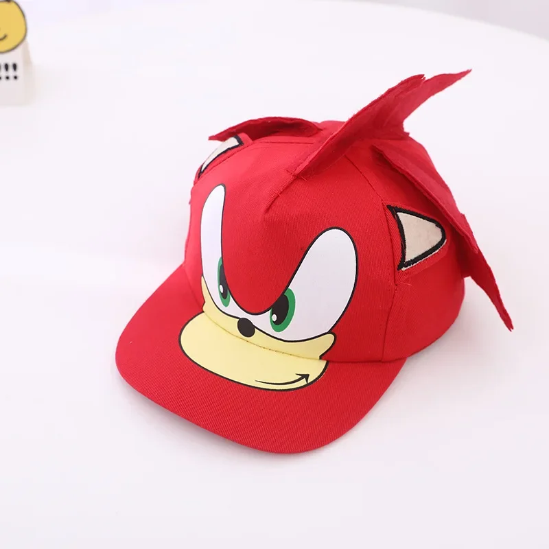 Sonic Baseball Caps Summer Cartoon Cosplay Children\'s Hats for Boys Girls Kawaii Anime Adjustable Outdoor Hip-Hop Sun Hat Gifts