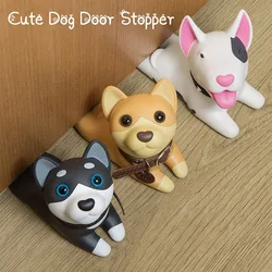 1pc,  Adorable Dog Door Stopper, Decorative Vinyl Doorstop, Floor Protector With Improved Non-Slip Base, Cute Home Design