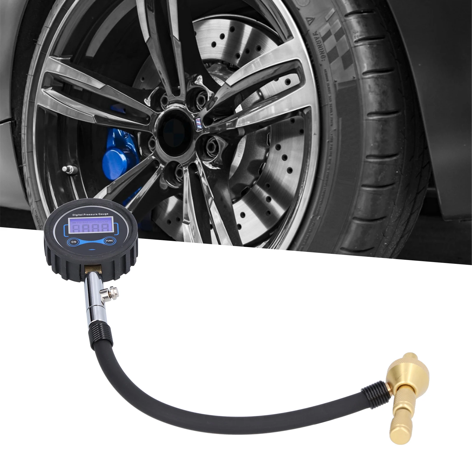 

Car Tire Pressure Gauge Digital Tester LCD Display Multifunctional High Precision Auto Repair Maintenance Digital Tire Tester