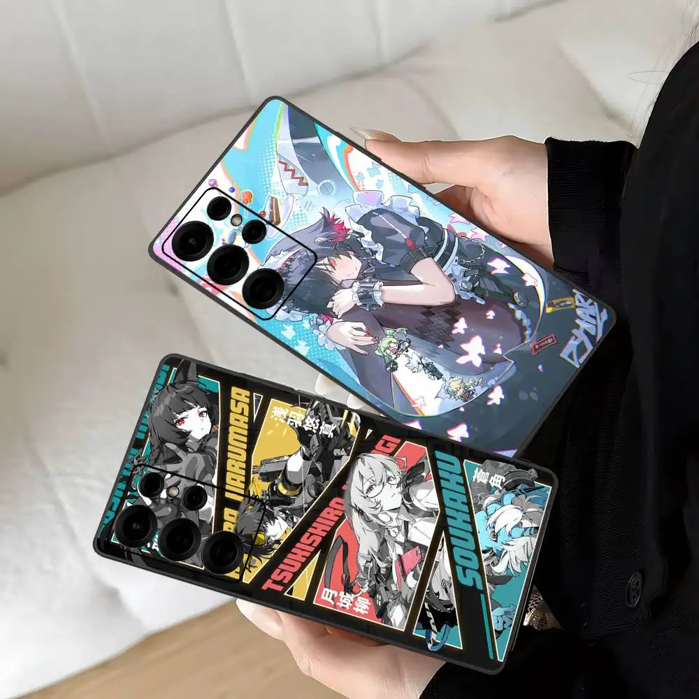 حافظة هاتف Zenless Zone Zero ZZZ لهاتف سامسونج S 24 Fe 25 Ultra Plus 20 Lite 21 30 22 23 24 22 Ultra 5G Fundas