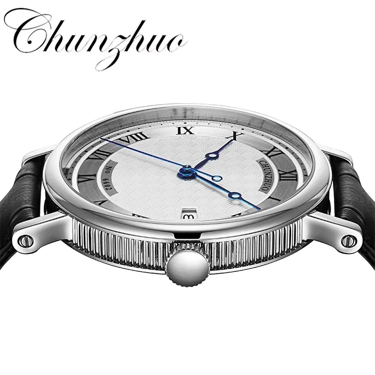 Montre décontractée ultra-plate pour homme, mouvement de montre à quartz de 38 mm, acier inoxydable importé du Japon watches