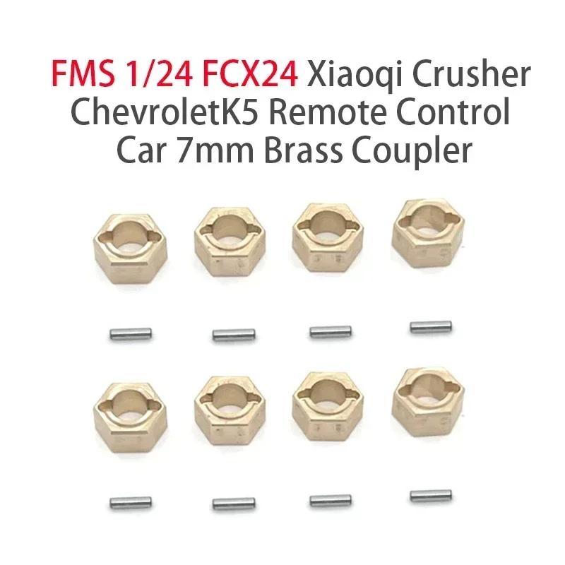 

Подходит для FMS 1/24 FCX24 Xiaoqi Crusher и Chevy K5 RC Car, латунная муфта 7 мм