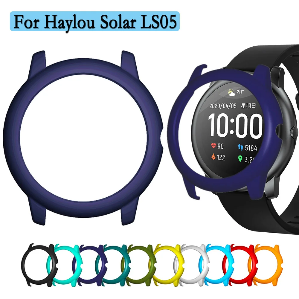 Case For Haylou Solar LS05 Durable and Hard PC Protective Shell Hollow Watch Protector Colorful Watch Accessories