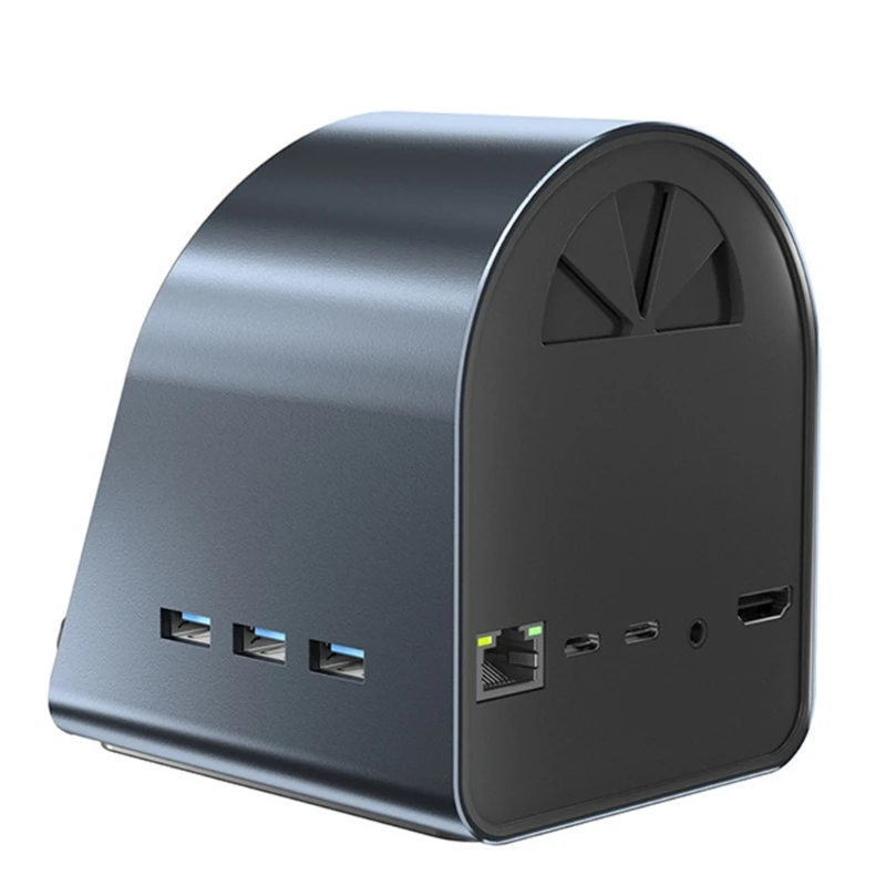 

A52B 11 in 1 USB C Adapter with PD100W Fast Charging 15W Wireless Charging for Laptop Tablets Smartphone Multi Port Adapter