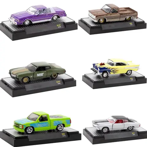 Nuove macchine M2 scala 1:64 1976 G10 pressofuso in lega modello di auto C1500 pick-up collezione limitata regalo giocattolo per bambini