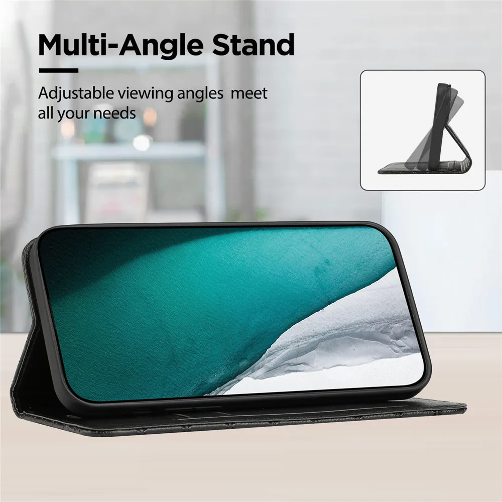 حافظة محفظة جلدية مغناطيسية لهاتف Xiaomi Poco M7 Plus 5G 4G 2025 غطاء فاخر لهاتف Poco F7 Ultra M7 F 7 X7 Pro C85 C75 Funda #5