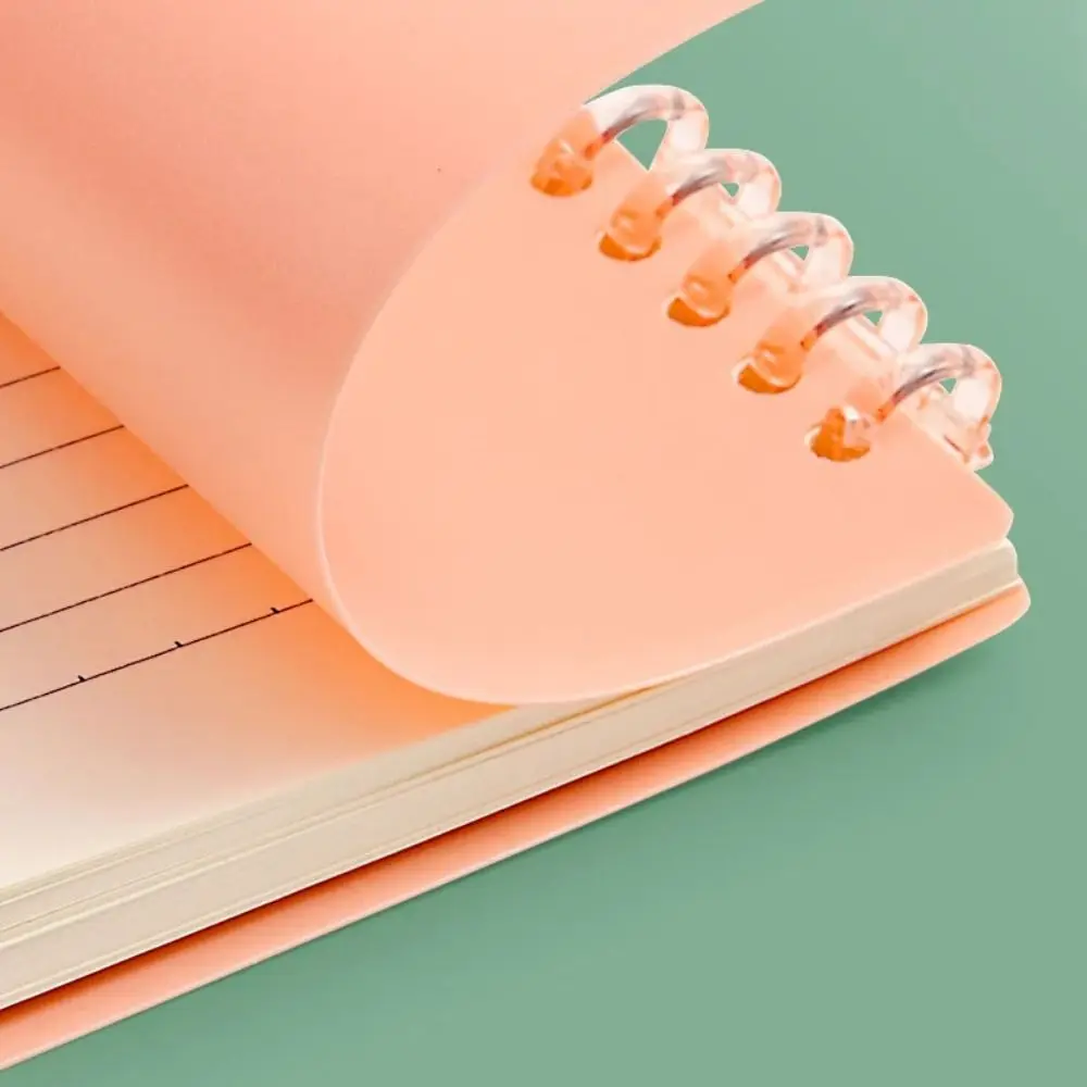 4Pcs PP Loose-leaf Book Cover A4 A5 B5 Colorful DIY Loose Leaf Notebook Cute Stationery Binder Spiral Ring - view 4