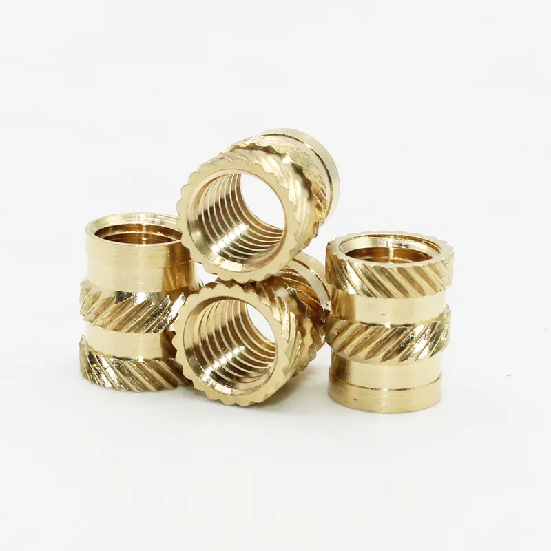 M2 M3 M4 M5 M6 M8 Messing Wärmeeinsatz Mutter Sortiment Set Hot Melt Rändelgewindeeinsatz Einbettung Kupfer Mutter 3D-Druck Nutinsert – Detail 5