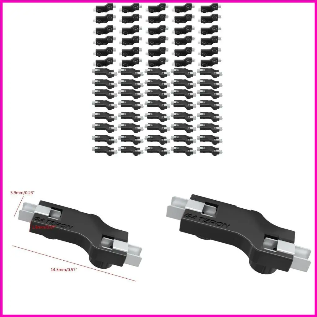 Soket soket yang dapat dipertukarkan PCB mount plug-in poros untuk kailh