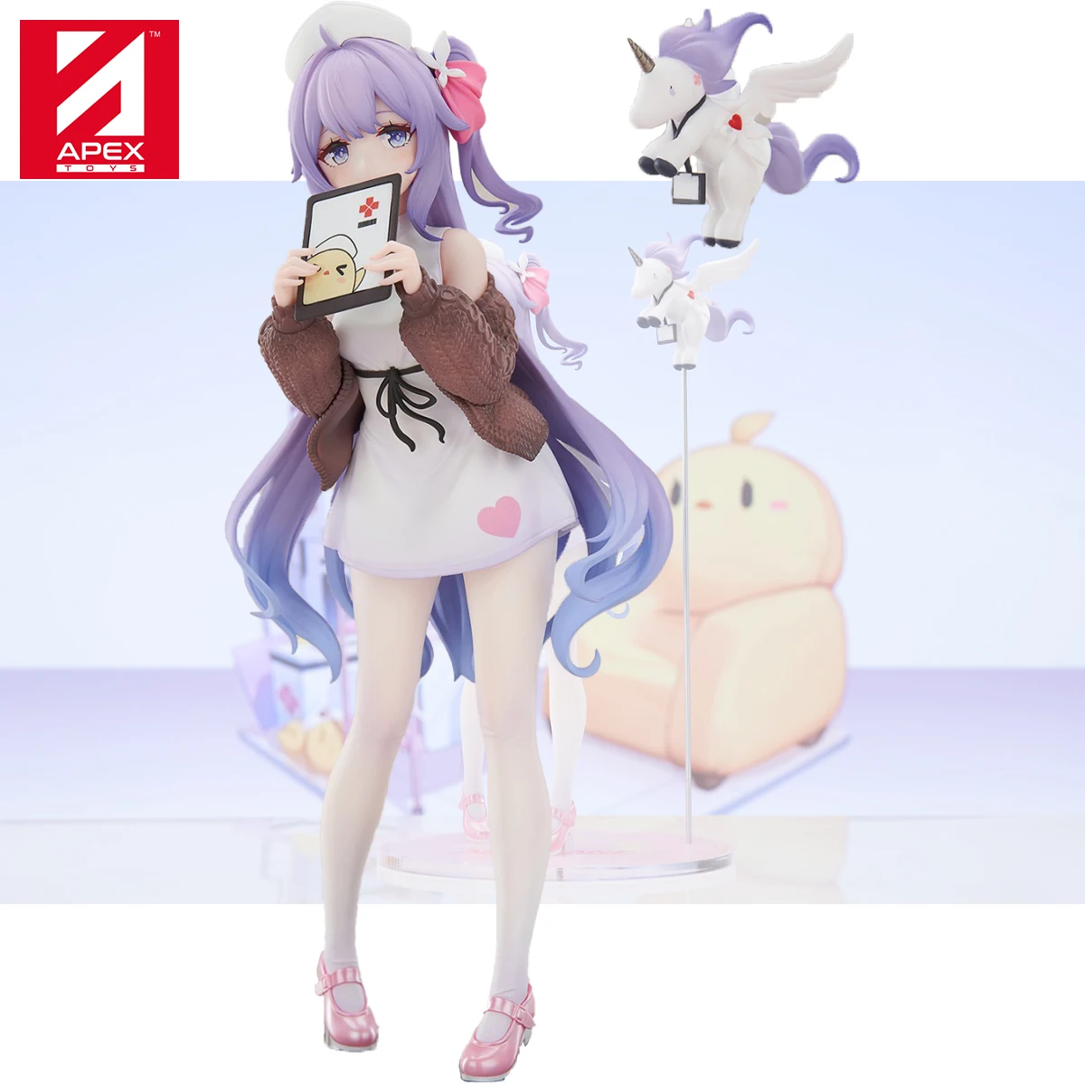 

В наличии Оригинальный Apex Innovation Prepainted Limepie Azur Lane Unicorn Angelic Nurse Ver. Коллекция украшений модели GameFigure