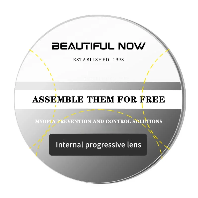 

Custom Progressive Eyeglasses Lenses with Freeform Design for Precision Vision Correction