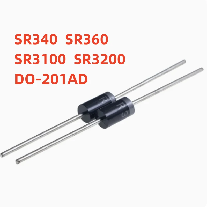 (20PCS) New authentic SR340 SR360 SR3100 SR3200 DO-201AD Schottky diode rectifier