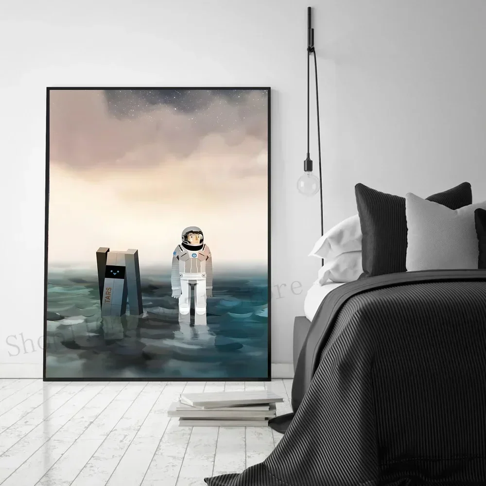 الكرتون I-النجوم الفضاء الجمالية قماش اللوحة ملصق جدار صورة فنية غرفة الديكور #5