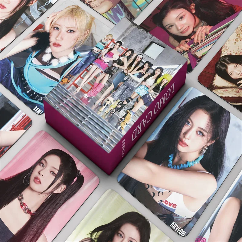 55Pcs/Set BABYMONSTER Idol New Album DRIP HD Printd Photocards RUKA HARAM RORA ASA AHYEON CHIQUITA PHARITA Lomo Cards Fans Gift